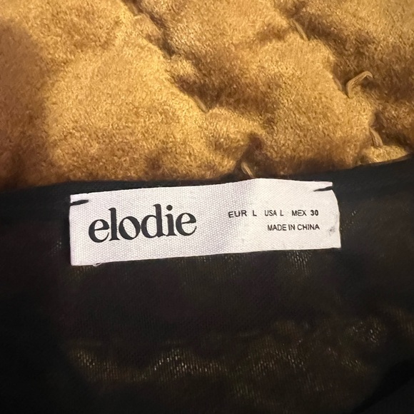 Elodie Black Sheer Sleeve Bodysuit - Picture 4 of 5